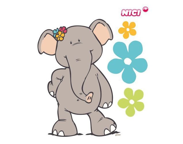 Elefant Wandtattoo NICI - Priscilla