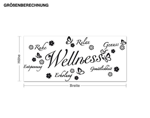 Wanddeko Küche Wellness-Floral