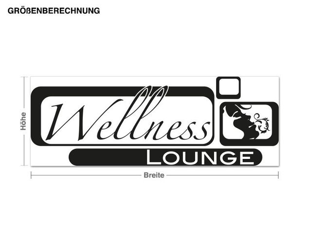Wanddeko Küche Wellness Lounge