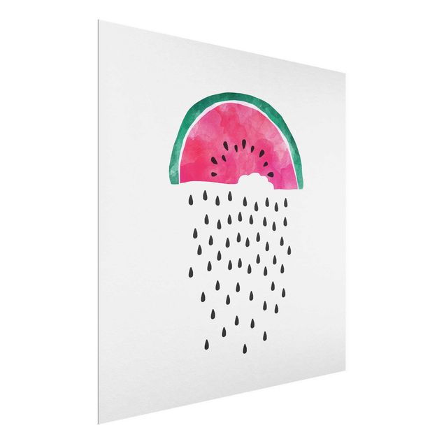 Wandbilder Modern Wassermelonen Regen