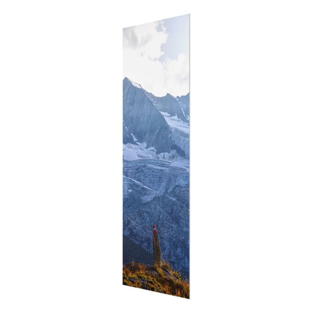 Wandbilder Natur Wegmarkierung in den Alpen