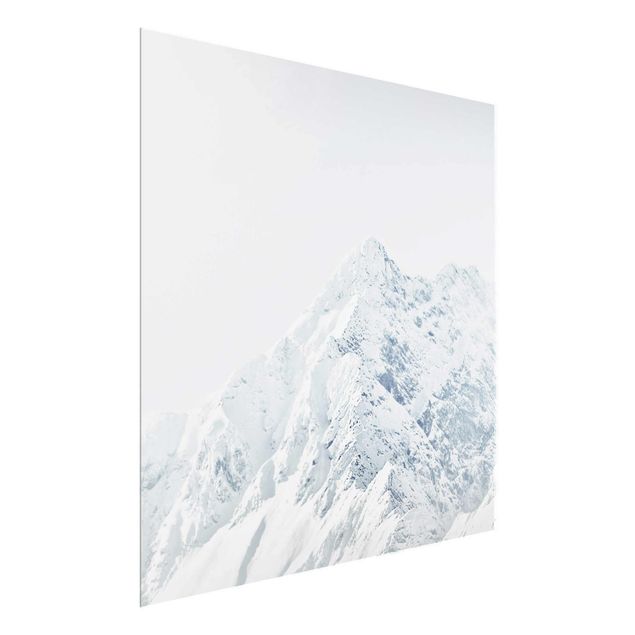 Wandbilder Landschaften Weiße Berge