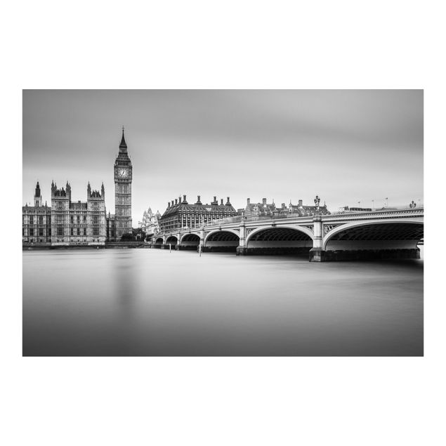 Foto Tapete Westminster Brücke und Big Ben