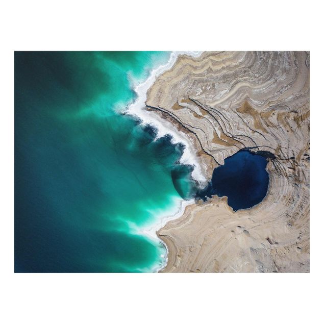 Glasbilder Strand und Meer Wilde Küstenbucht in Israel