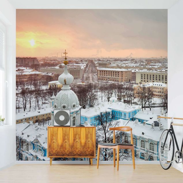 Küche Dekoration Winter in St. Petersburg