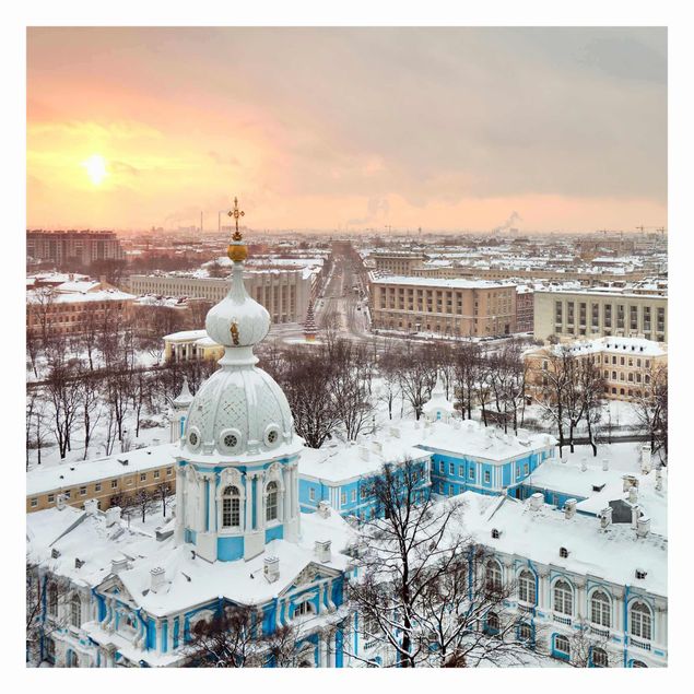 Fototapete Winter in St. Petersburg