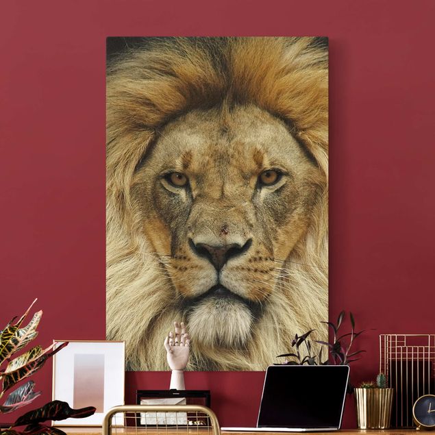 Löwe Leinwand Wisdom of Lion