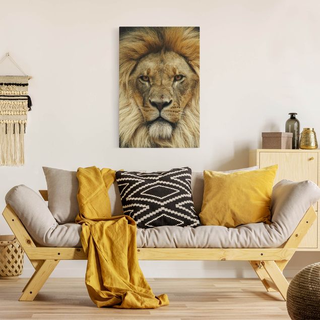 Leiwandbild Katze Wisdom of Lion