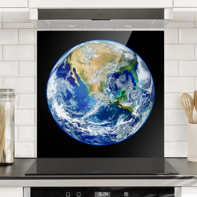 Wanddeko Küche NASA Fotografie Unsere Erde