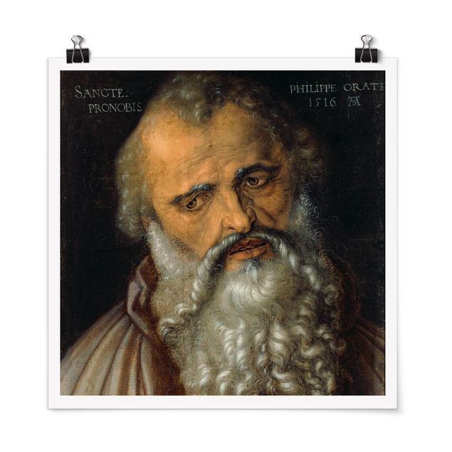 Kunstdrucke Poster Albrecht Dürer - Der Apostel Philippus