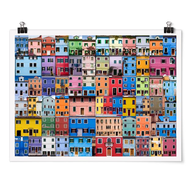 Wandbilder Architektur & Skyline Venezianische Häuser