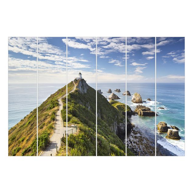 Rainer Mirau Bilder Nugget Point Leuchtturm und Meer Neuseeland