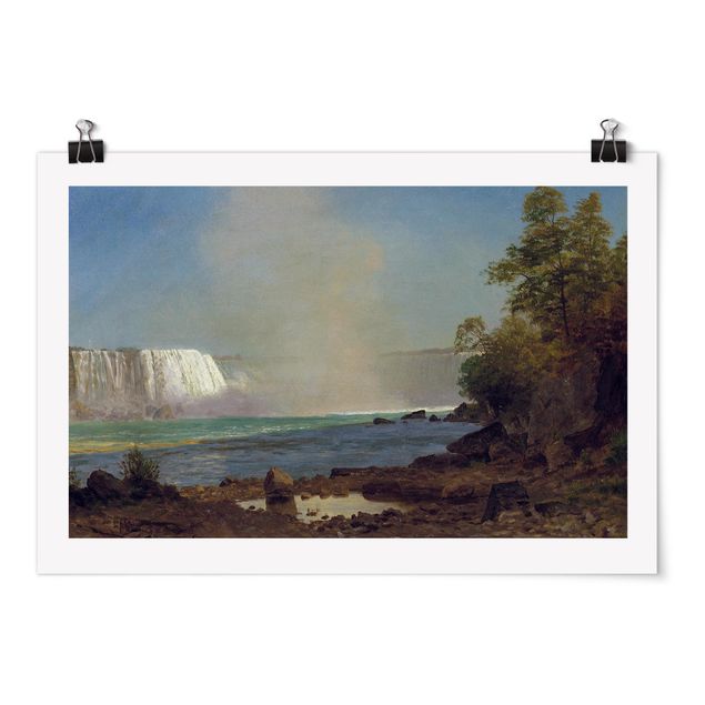 Wandbilder Landschaften Albert Bierstadt - Niagarafälle
