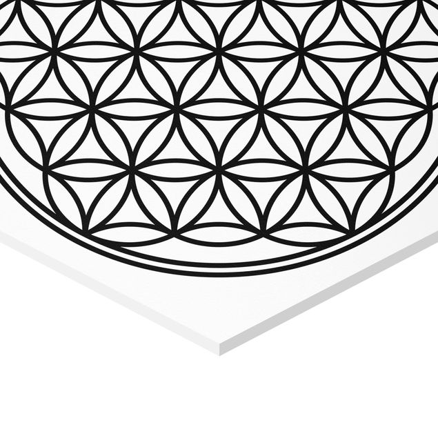 Hexagon Bilder Blume des Lebens