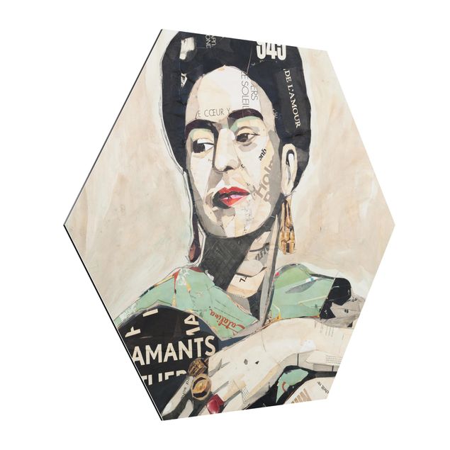Wandbilder Modern Frida Kahlo - Collage No.4