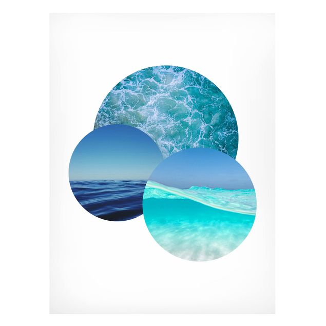 Wandbilder Landschaften Ozeane im Kreis