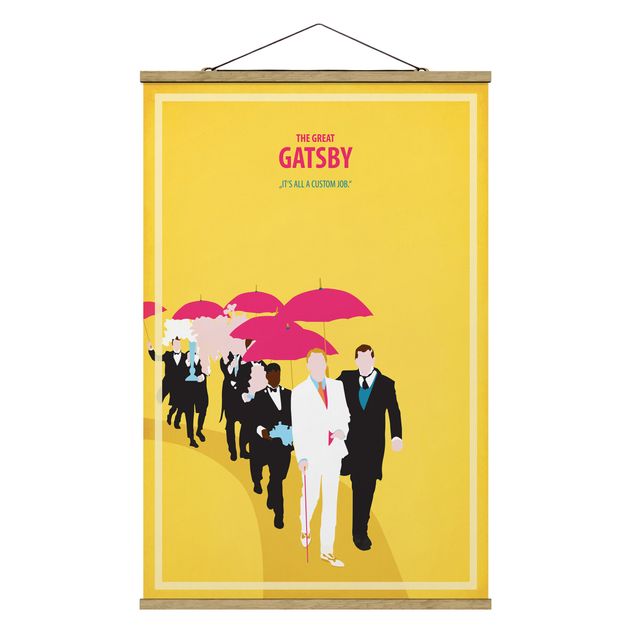 Wandbilder Modern Filmposter The great Gatsby II