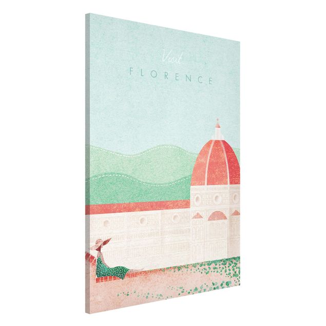 Magnettafel - Reiseposter - Florence - Hochformat 2:3