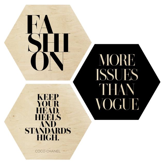 Holzbilder Fashion Vogue & High Heels