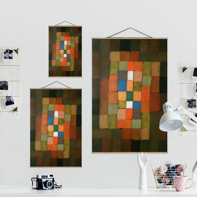Wandbilder Orange Paul Klee - Steigerung