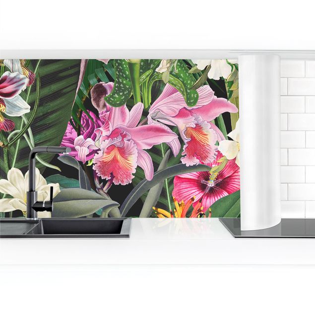 Bilder Andrea Haase Bunte tropische Blumen Collage II