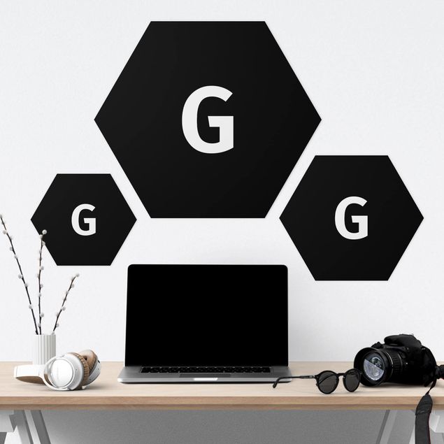 Hexagon Bild Forex - Buchstabe Schwarz G