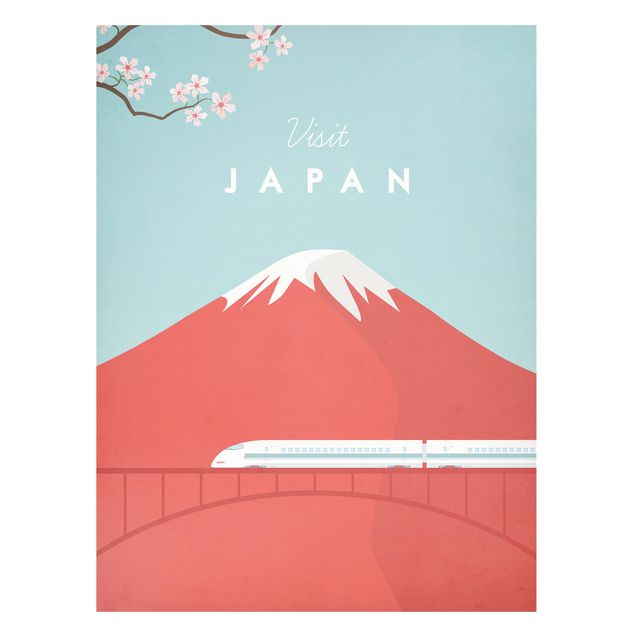 Wandbilder Berge Reiseposter - Japan