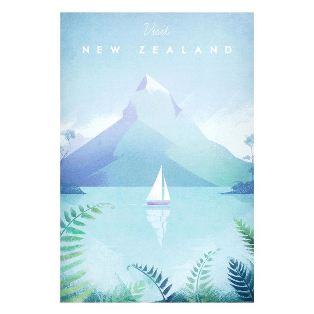 Wanddeko Küche Reiseposter - Neuseeland