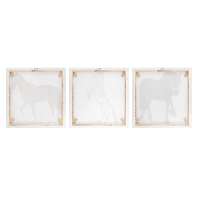 Wandbilder Tiere Three Horses Trio