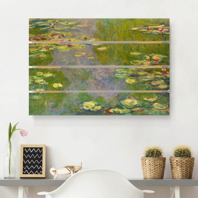 Wanddeko Küche Claude Monet - Grüne Seerosen