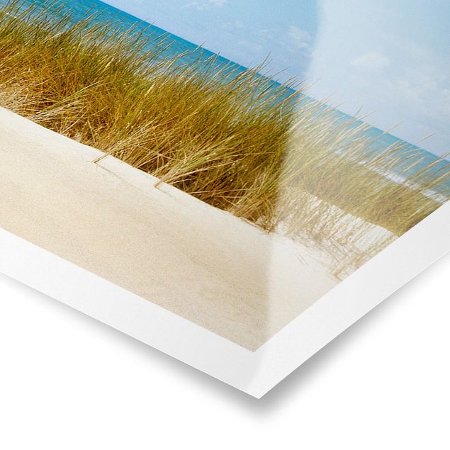 Natur Poster Strand an der Nordsee