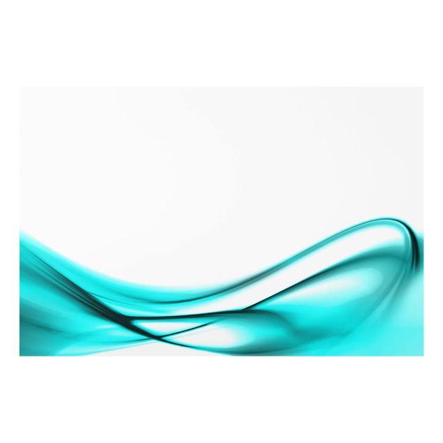 Spritzschutz Glas - Turquoise Design - Querformat - 3:2