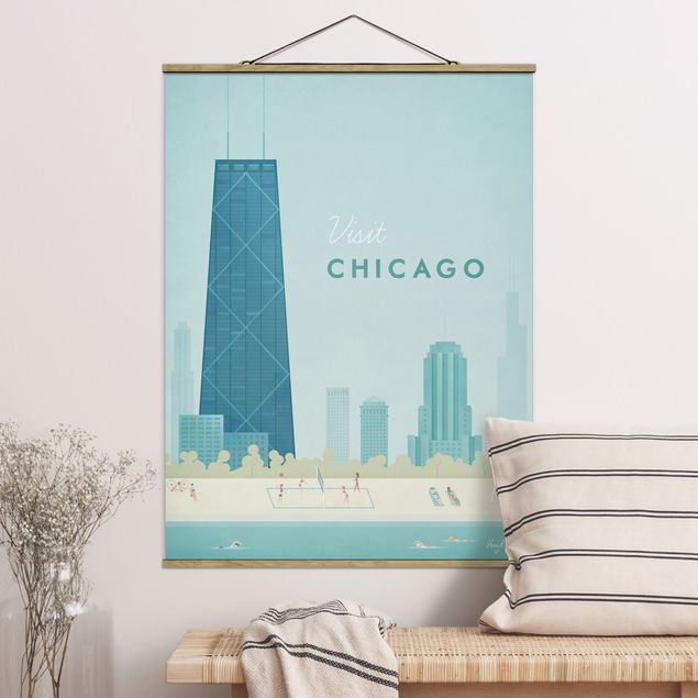 Küche Dekoration Reiseposter - Chicago