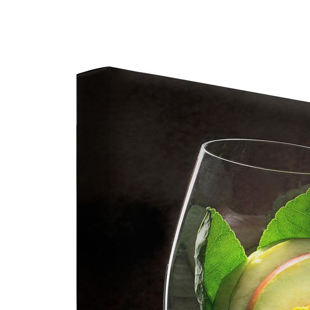 Leinwandbilder Gemüse & Obst Weinaromen im Weinglas