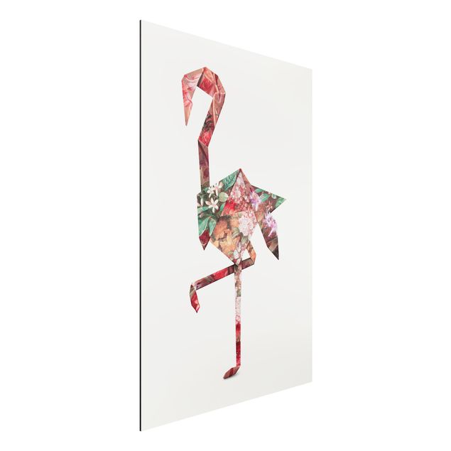Küche Dekoration Origami Flamingo