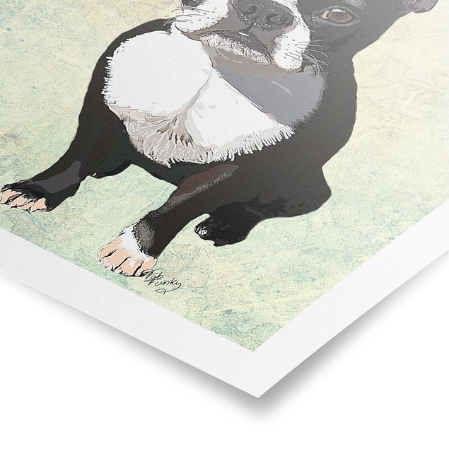 Wandbilder Modern Tierportrait - Terrierkönig