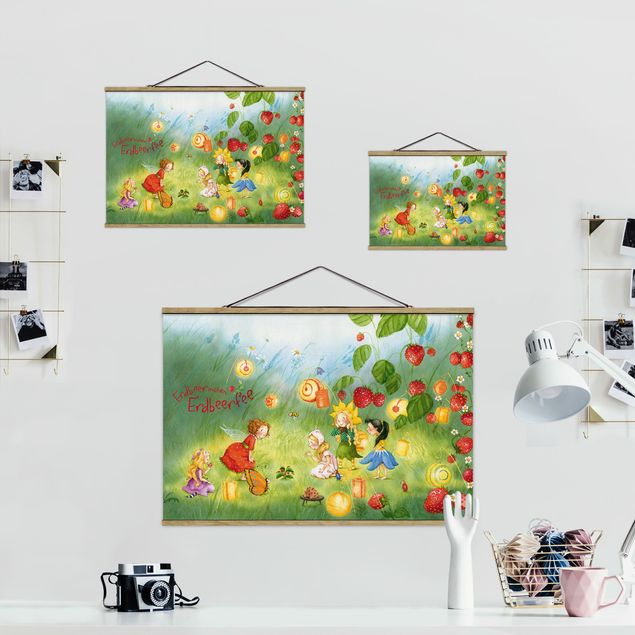 Wandbilder Bunt Erdbeerinchen Erdbeerfee - Laternen