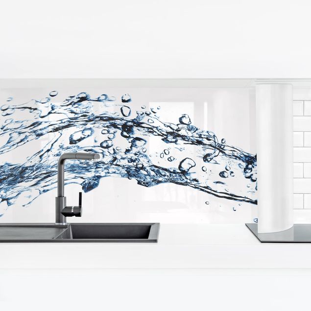 Küchenrückwand Folie Water Splash