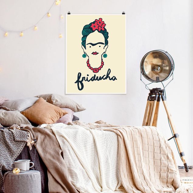 Poster Kunstdruck Frida Kahlo - Friducha
