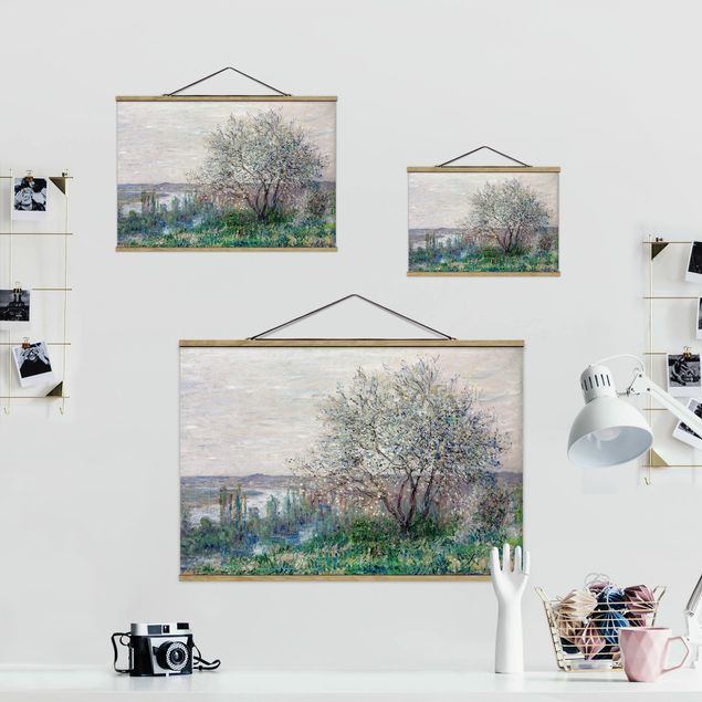 Wandbilder Kunstdrucke Claude Monet - Frühlingsstimmung