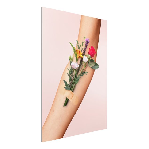 Wanddeko Küche Arm mit Blumen
