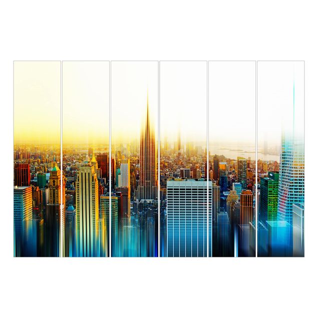 Schiebegardine abstrakt Manhattan Abstrakt