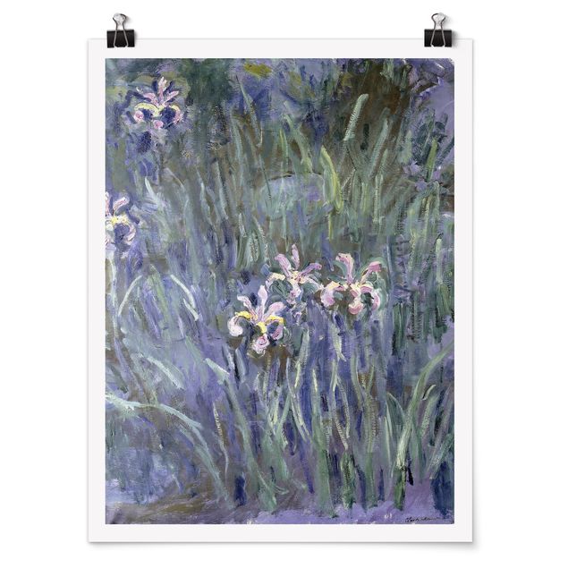 Kunstdrucke Poster Claude Monet - Schwertlilien