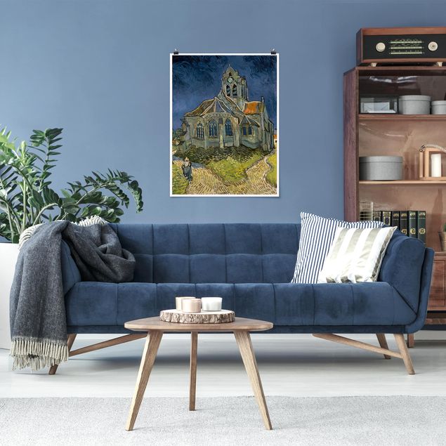 Impressionismus Bilder kaufen Vincent van Gogh - Kirche Auvers-sur-Oise