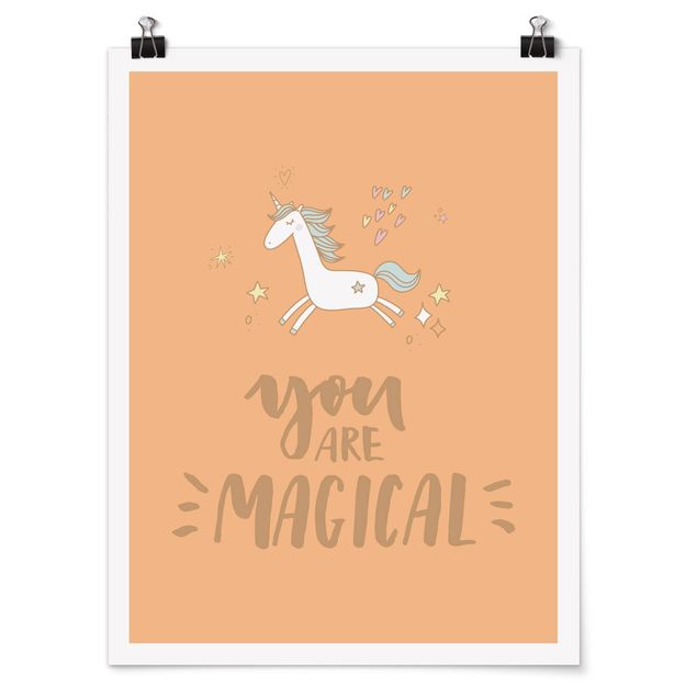 Wandbilder Sprüche You are magical Unicorn