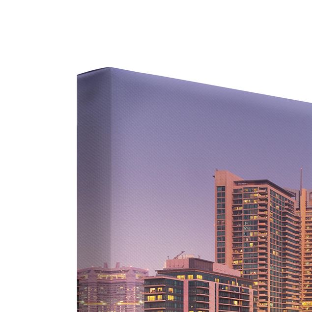 Wandbilder Modern Dubai Skyline und Marina