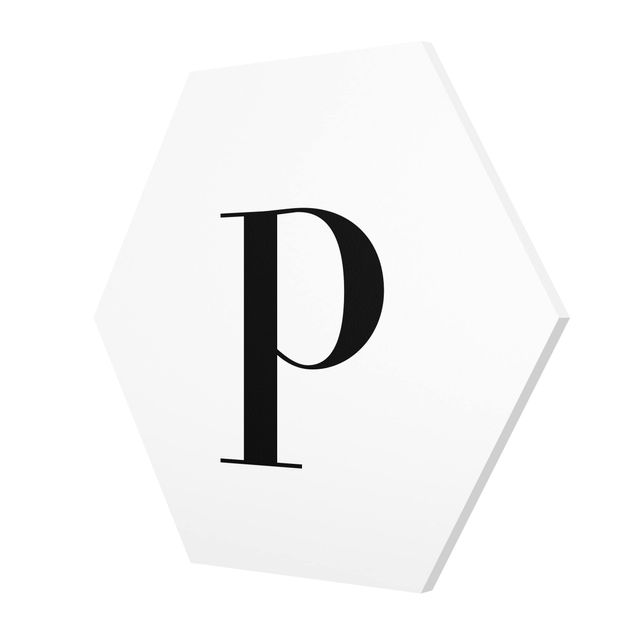 Bilder Buchstabe Serif Weiß P