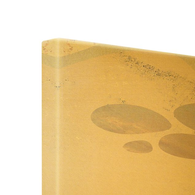 Leinwandbild 3-teilig - Abstrakter Steinbruch Pastellmuster