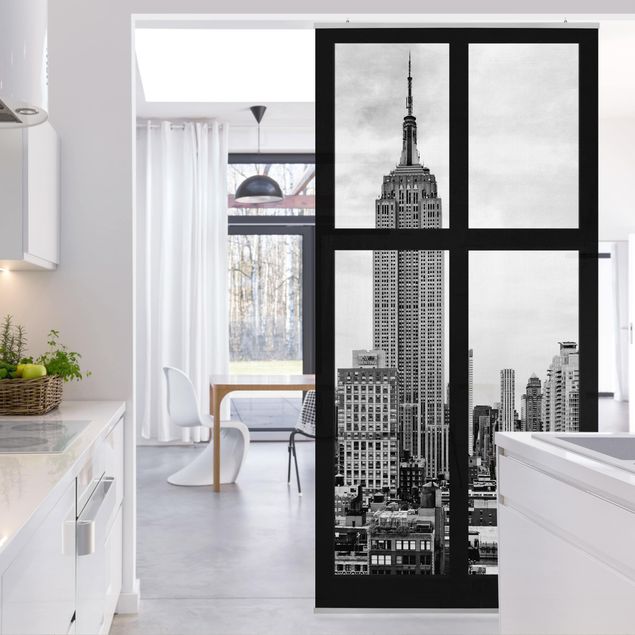 Raumteiler Fenster New York Empire State Building