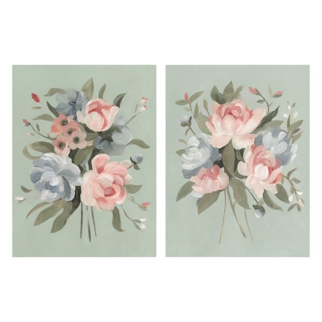Bilder Bouquet in Pastell Set I